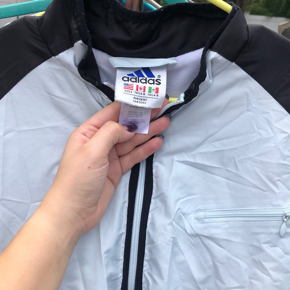 Adidas Sports Jacket - Windbreaker Fleece Lined